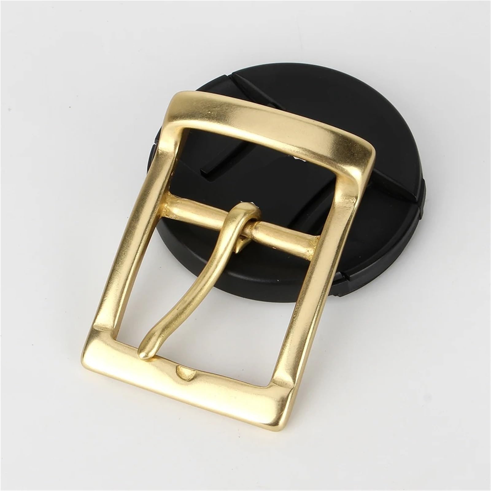 12 pcs Solid Brass 40mm Belt Buckle para Cinturones | Men's Waistband Head Single Pin Buckle For Leather Craft Belt Parts Webbing DIY Leather