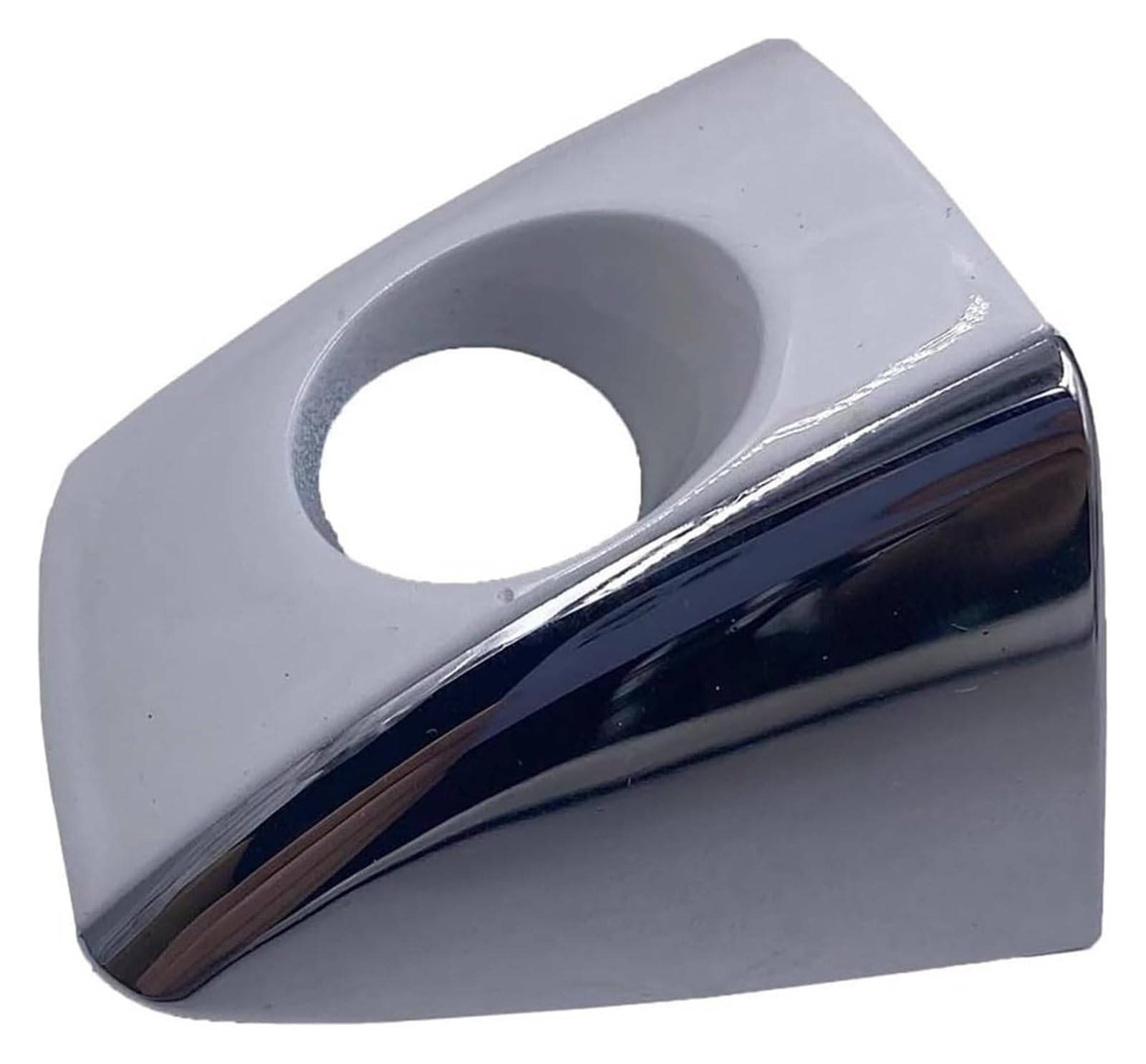 Qwqthgs White Chrome Car Exterior Door Handle Cap For A6 S6 For Quattro For Allroad For Avant For Sportback A7 C8 A8 S8 Rs6 Rs7 2010-2016 4H1837879 Door Handle Lock Key Hole Cap(White Chrome)