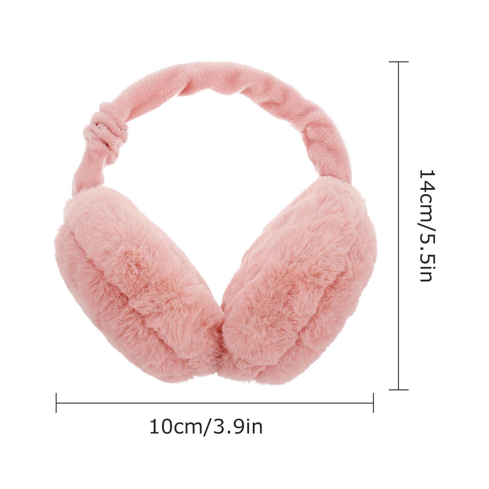 BESTonZON Orejeras de Invierno Cálidas y Plegables de Poliéster para Mujer y Hombre, Pack de 2 Piezas, Protección Viento y Frío