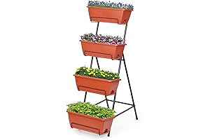 4 Tier Vertical Garden Planters Elevated Raised Bed