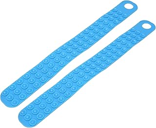 2pcs Thaw Belt, Silicone Sink Thawing Fixator Belt, Fast Defrosting Fixator Belt Practical Meat Thaw Suction Belt Meat Thawing Tool for Frozen Meat Steak Fish Fruit and Vegetable