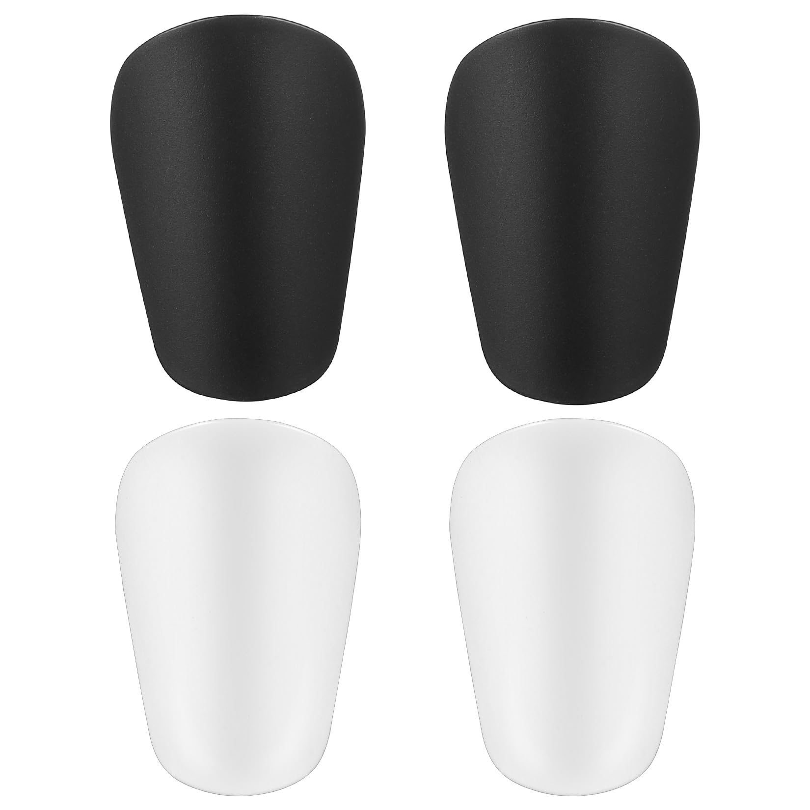 Lot de 2 Paires de protège-Tibias de Football à Peindre Individuellement pour Enfants et Adolescents - Mini protège-Tibias légers avec Rembourrage EVA - 1