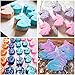 Palksky (2 PCS)6 Cavities Unicorn Silicone Soap Molds/Unicorn Bath Bomb Mold, Christmas Soap Molds for Pudding Loaf Brownie Cornbread Cheesecake Chocolate Candy Jelly Resin Crayon Lotion Bars