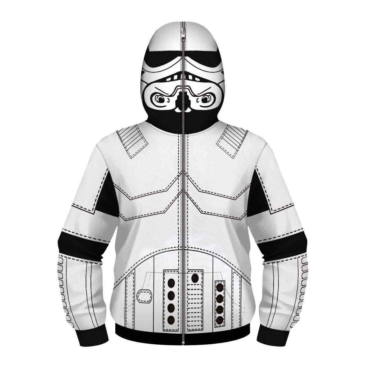 SevenJuly1SW Boys Girls Stormtrooper Hoodie Cosplay Costume Costume Jackets Outwear