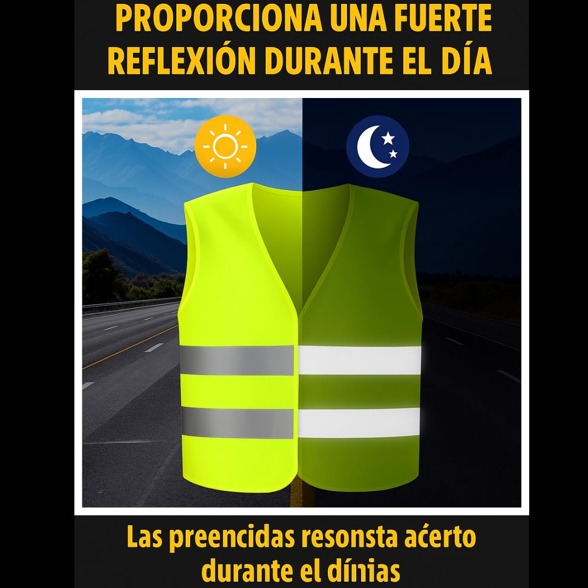 Kinka Modas Kit de Emergencia Vial con Luz LED Magnética Homologada (V16) y Chaleco Reflectante – Recomendado por la DGT – Apto para Coche, Moto, Camión, Autobús y Caravana
