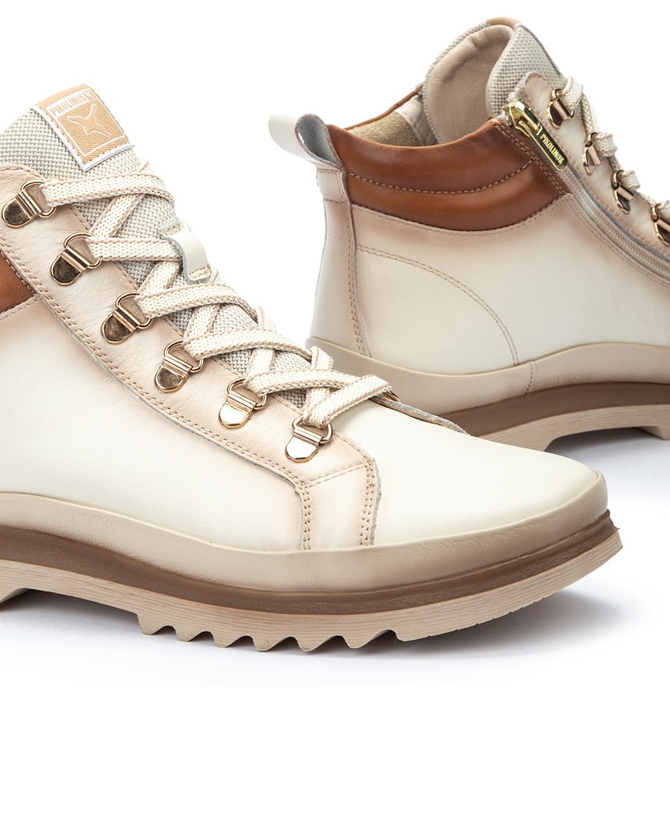 Pikolinos Vigo Baskets Femme | en Cuir | Semelle intérieure Amovible en Mousse mémoire | Pointures EU 35-42