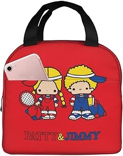 ランチバッグ お弁当袋 かわいい おしゃれ パティ ジミー ランチボックス 弁当箱入れ 保冷保温バッグ ポケット付き 食品収納 断熱 弁当箱 通勤 通学 ピクニック 男女兼用