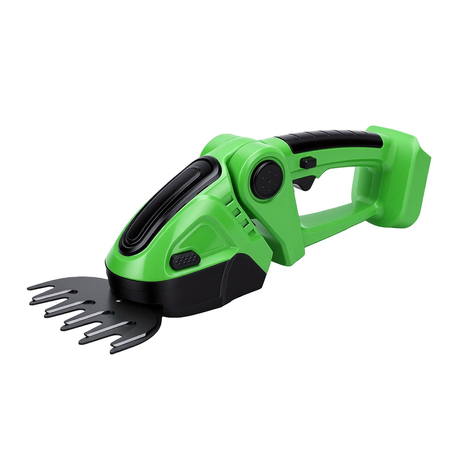 Generic Cortasetos Eléctrico y Cizalla de Césped Inalámbrica Ajustable para el Cuidado del Césped Diseño Ergonómico Ligero Verde