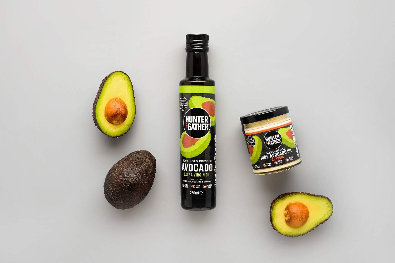 Hunter & Gather Extra Virgin Avocado Oil 250ml Cold Pressed