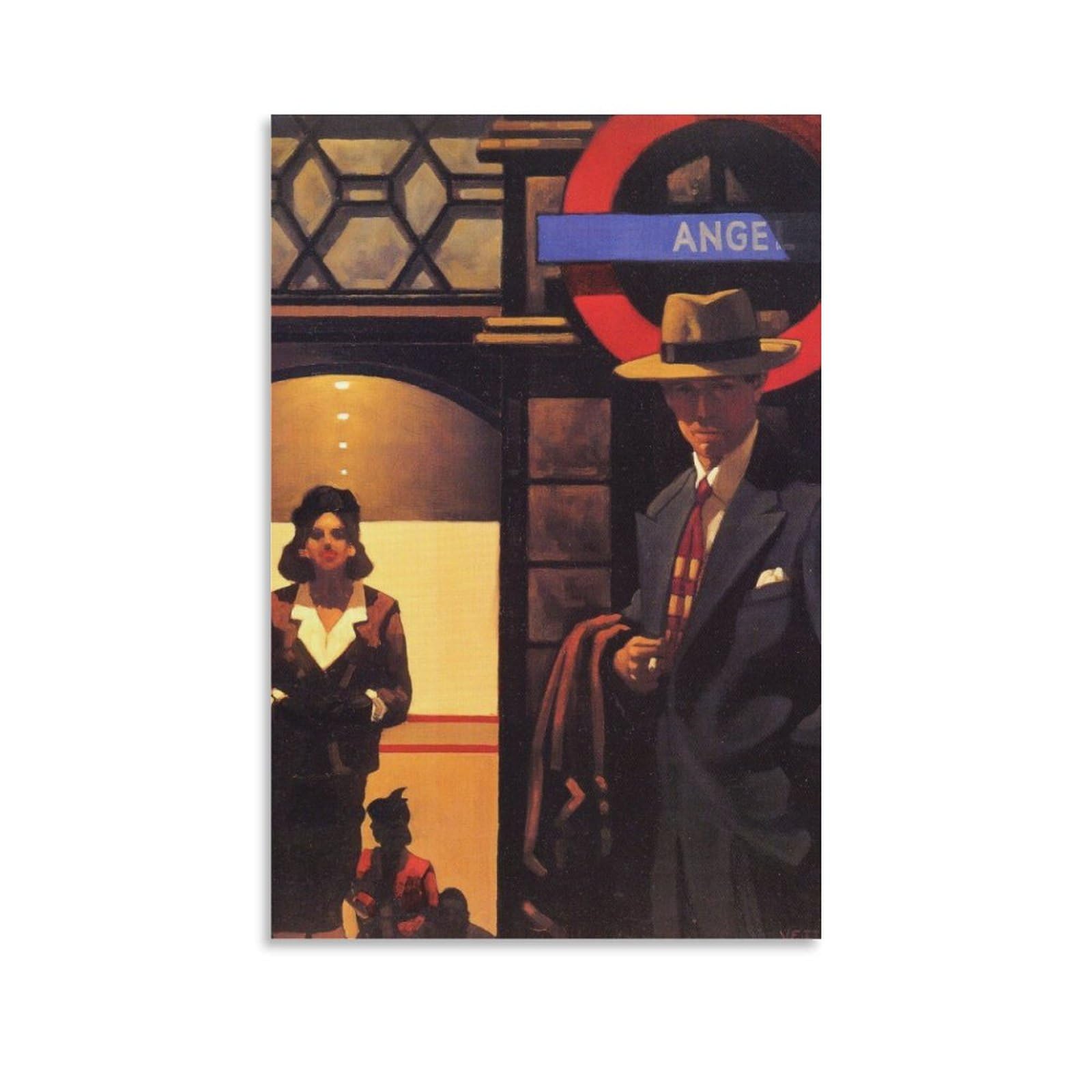 Angel by jack_vettriano Wall Art Prints Poster Canvas Art Poster And Wall Art Picture Print Modern Family Decor Posters 20x30inch(50x75cm) — image 1