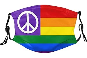 Peace Sign Mask: Embrace the Colors of Unity and Protect with Peace of Mind