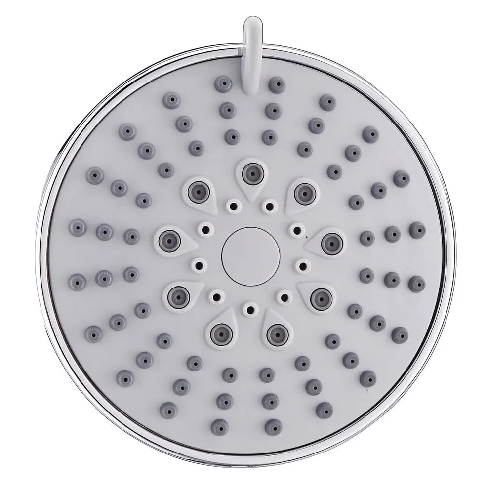 Benelave by Hindware 5-Flow Overhead Shower for Bathroom | Made of ABS | Mirror-like Chrome Polish Finish | Rain, Massage, Mist & Combination Modes | Water Saving Multi Flow Bathroom Shower