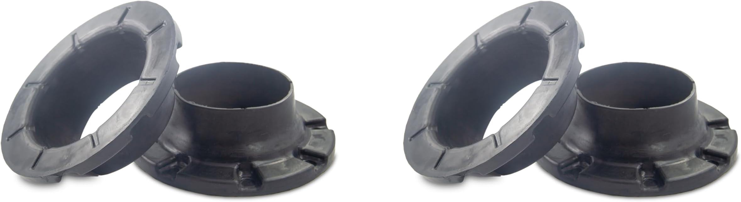 Rear Coil Spring Insulators, Coil Spring Isolators Compatible with Jeep 2006-2010 Commander XK, 2005-2010 Grand Cherokee WK, 2008-2012 Liberty KK (Stock height, Pack of 4)