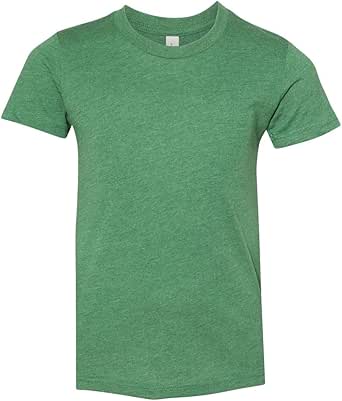 Amazon.com: Bella + Canvas Youth Jersey Short-Sleeve T-Shirt M HTHR ...