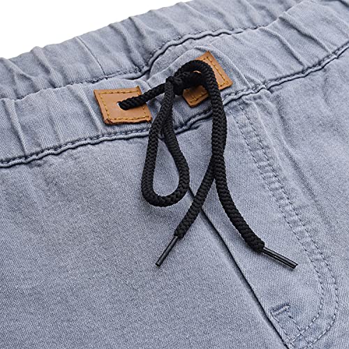 Image of Urbano Fashion Men's Printed Jogger Jeans Slim Fit Stretch