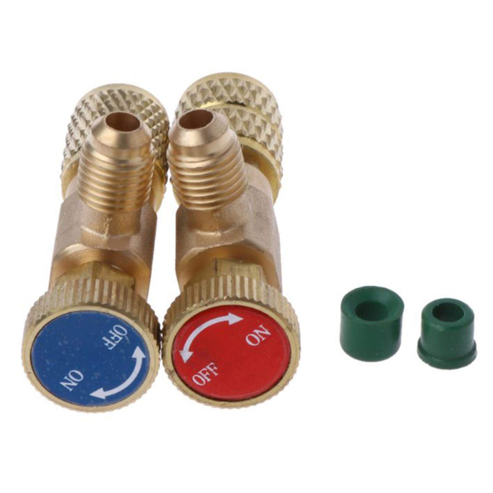 Buy GeKLok R410A Valve Air Conditioning Refrigerant Valve Adapter,Charging Hose Flow Control