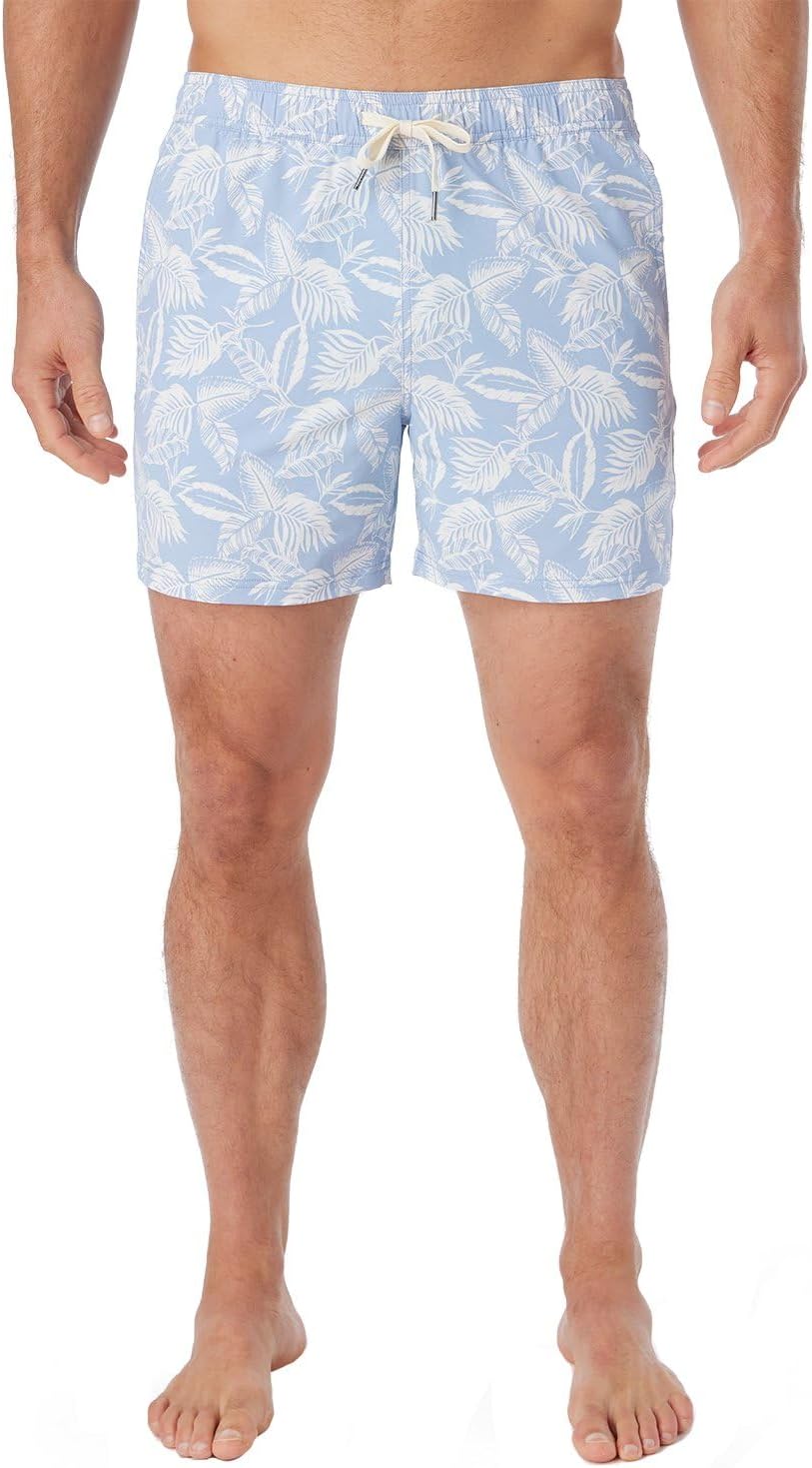Fair Harbor Bungalow Trunk –– Men's Swim Suits with Liner, 5-inch Inseam –– Anti-Chafe, Relaxed-fit Swim Trunks