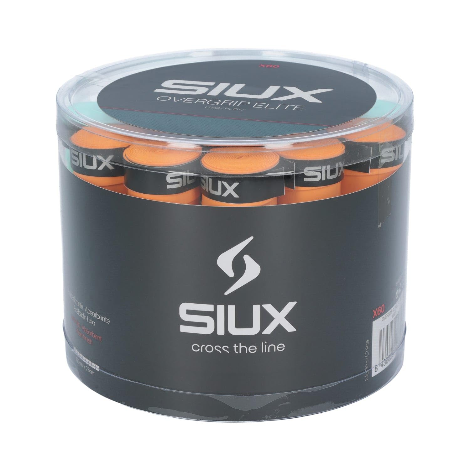 Cubo 60 Uds Overgrip Siux Elite Multicolor