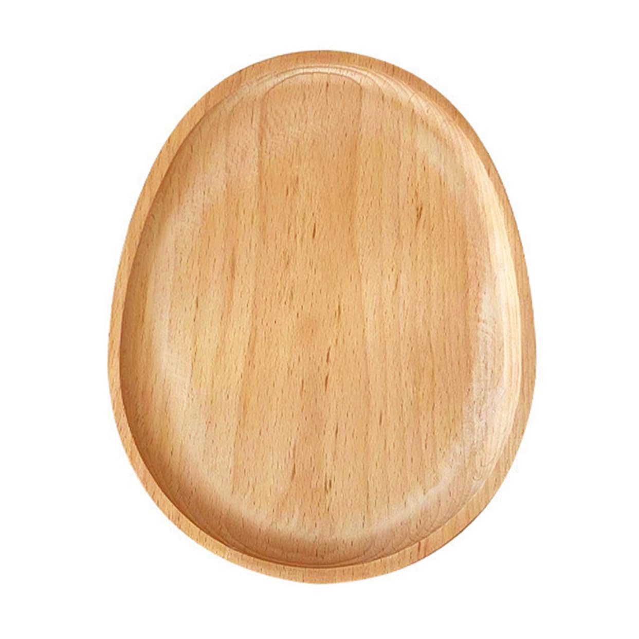 Naturalna drewniana deska do serwowania owoców, 30 x 20 cm, owalna konstrukcja, do domu i kuchni, idealna do jadalni wędlin i rozrywki, ekologiczna taca do serwowania