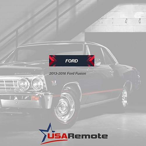 Miniatura 5 de Se adapta a Ford Fusion 2013-2016 Remote Key Fob Shell Case (N5F-A08TAA), juego de 2