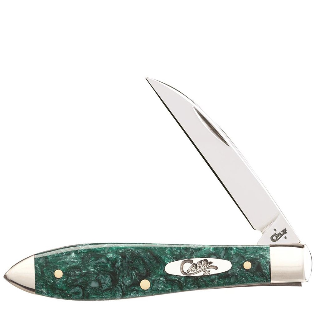 Amazon.com : Case Cutlery Teardrop Green Sparkle : Sports