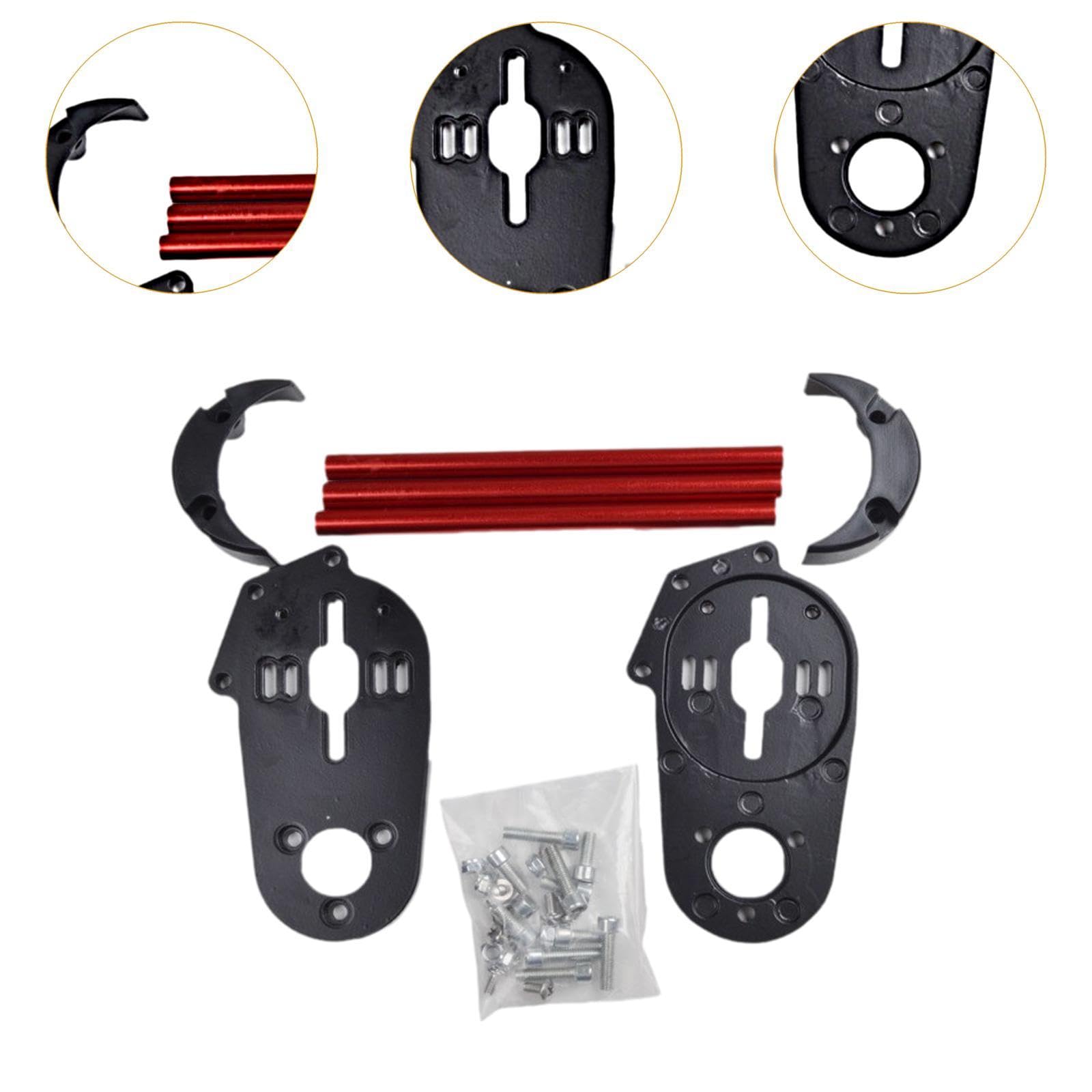 F Fityle Support de Planche à roulettes, Ensemble de Moteurs de Camion, Support Support avec Couvercle de Garde, Accessoires de Pont à Moteur à roulettes