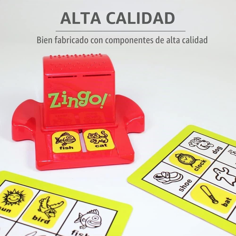 Ravensburger Juego de Bingo Zingo, Juguetes educativos y educativos para niños de 4 años en adelante, de 2 a 4 Jugadores, Regalos para niños y niñas