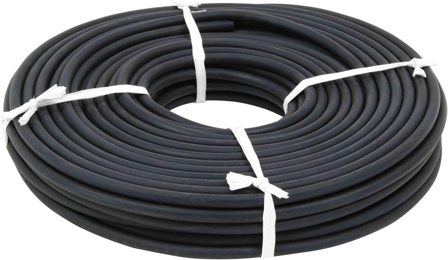 Mytee Products 3/8" x 150' Natural Rubber Rope - Solid Core Rubber Bungee Cord for Industrial and Home Use, Tie-Down