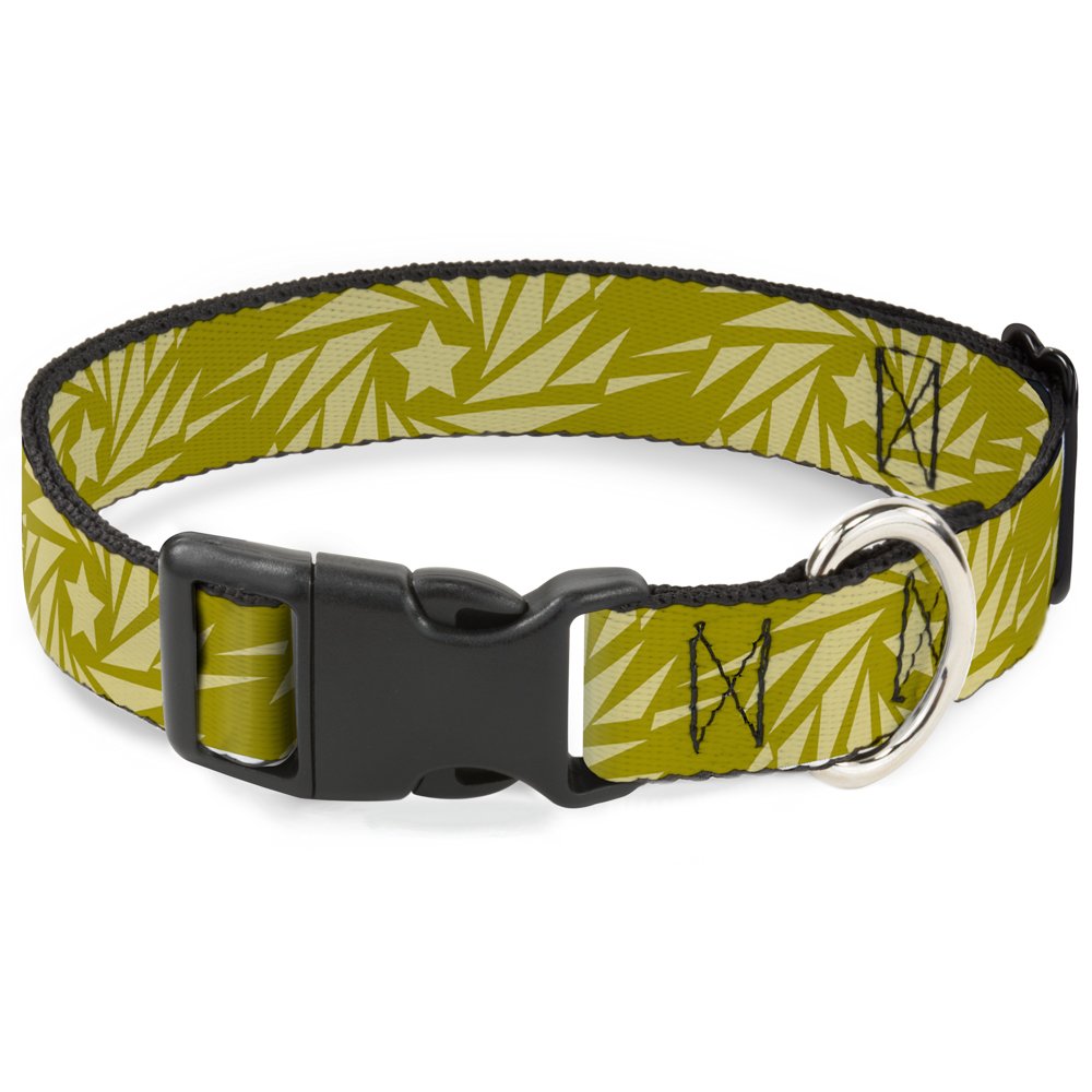 Collier de clip vert olive Buckle Down pour balades en ville