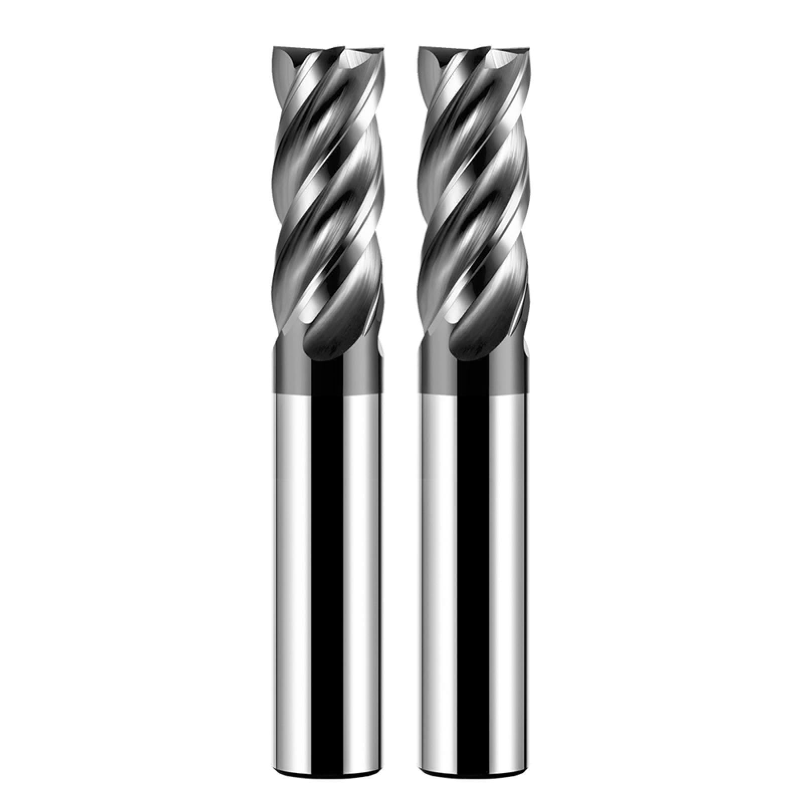 Frese in carburo di tungsteno Hrc72 3 4 6 810 12 20 Utensili CNC Fresa per acciaio inossidabile 4 punte per router a flauto (HRC68/6x15x6Dx50)