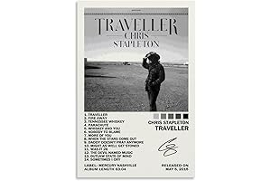 GYORI Chris Stapleton Traveller Poster: Wall Art for a Touch of Country Charm
