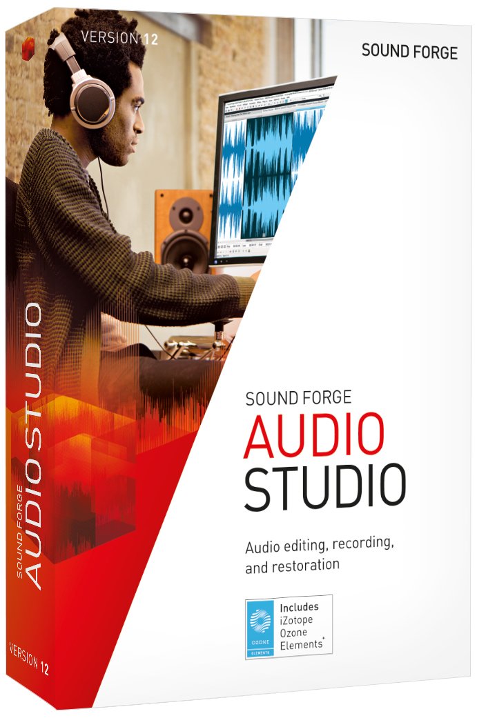 SOUND FORGE Audio Studio|12|1 Device|Perpetual License|PC|Disc