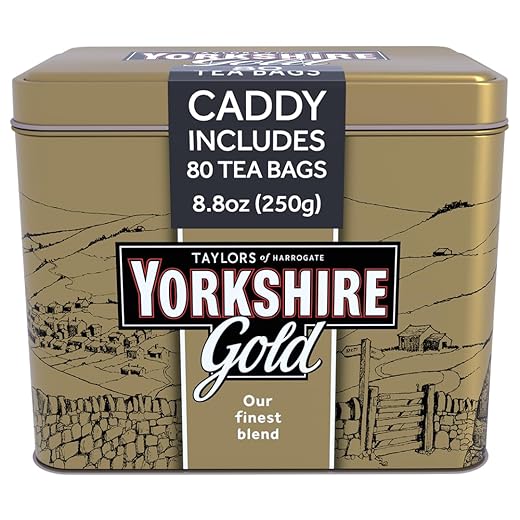 Taylors of Harrogate Yorkshire Gold Tin, 80 Teabags.
