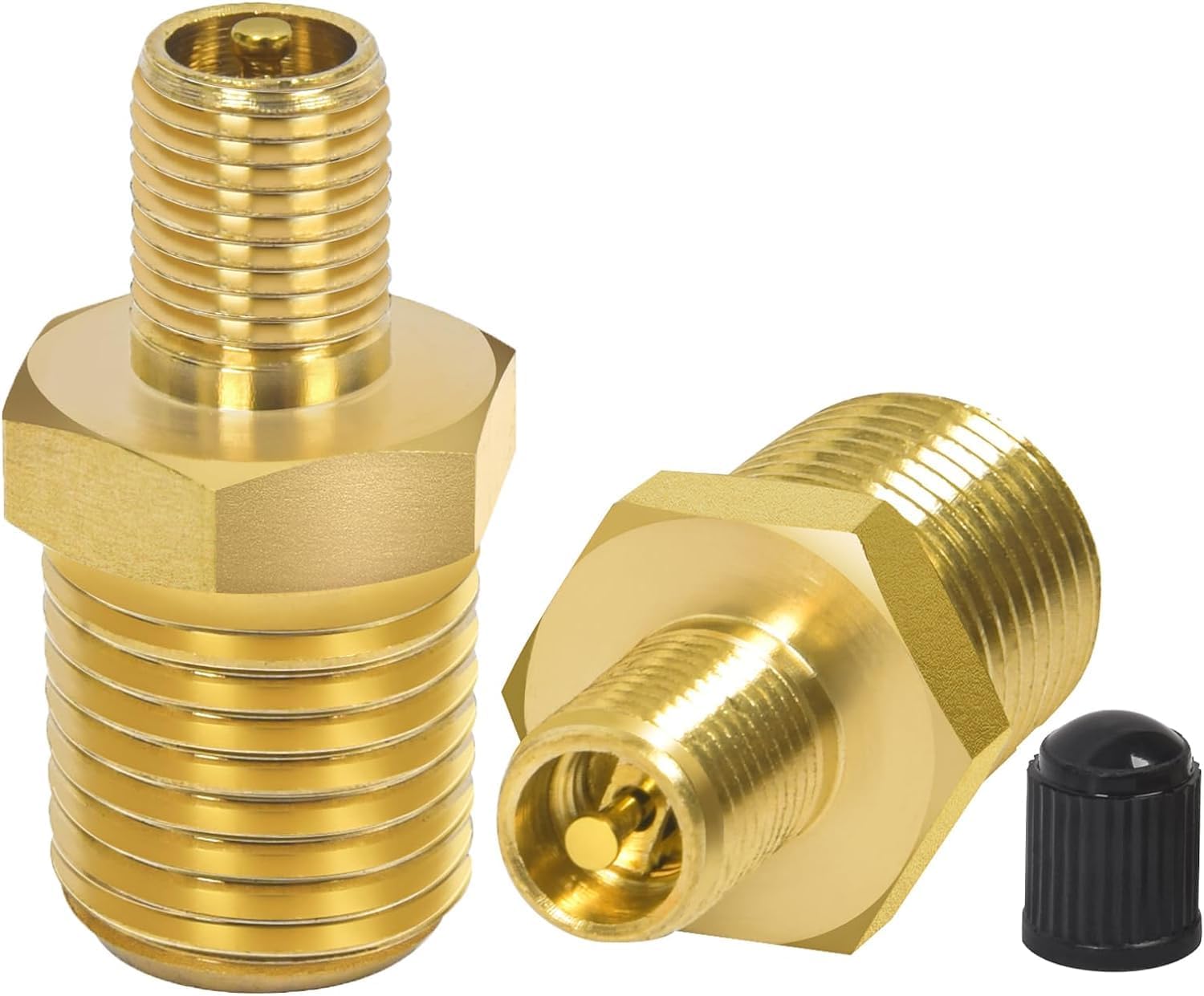 Zzxker Air Inflator Adapter 1/4 NPT (m) to Standard
