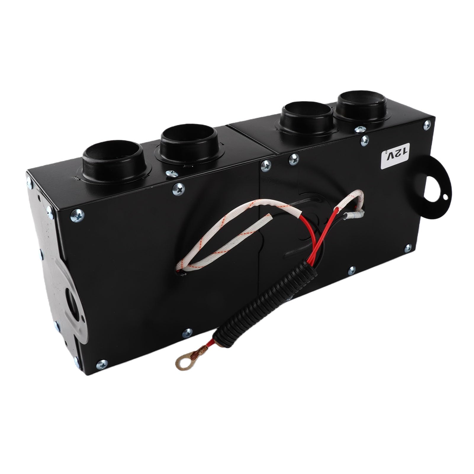 Chauffage de Voiture Portable, Désembueur de Chauffage de Voiture, Ventilateur de Chauffage Automatique à 4 Trous, Dégivreur de Dégivreur de 12 V, 800 W