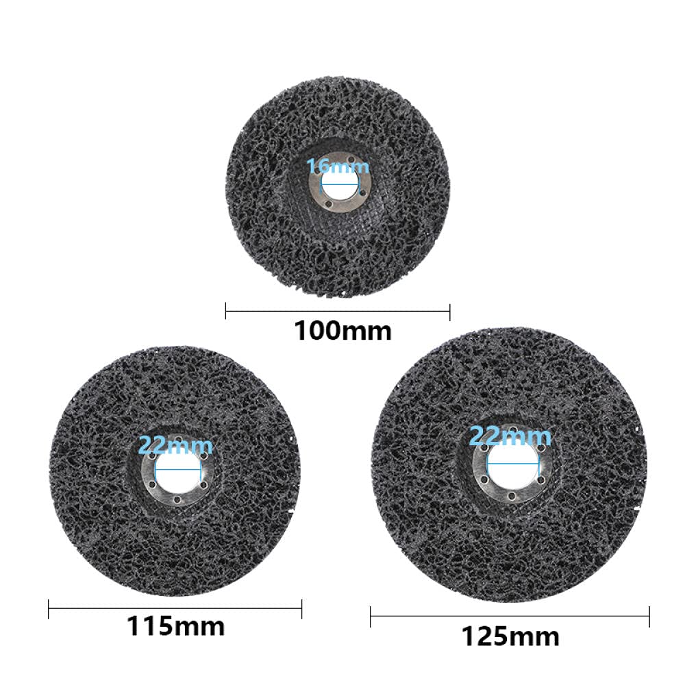 Roue polie. Disque abrasif en poly for meuleuse d'angle for voiture - 115 x 22 mm(125x22mm)