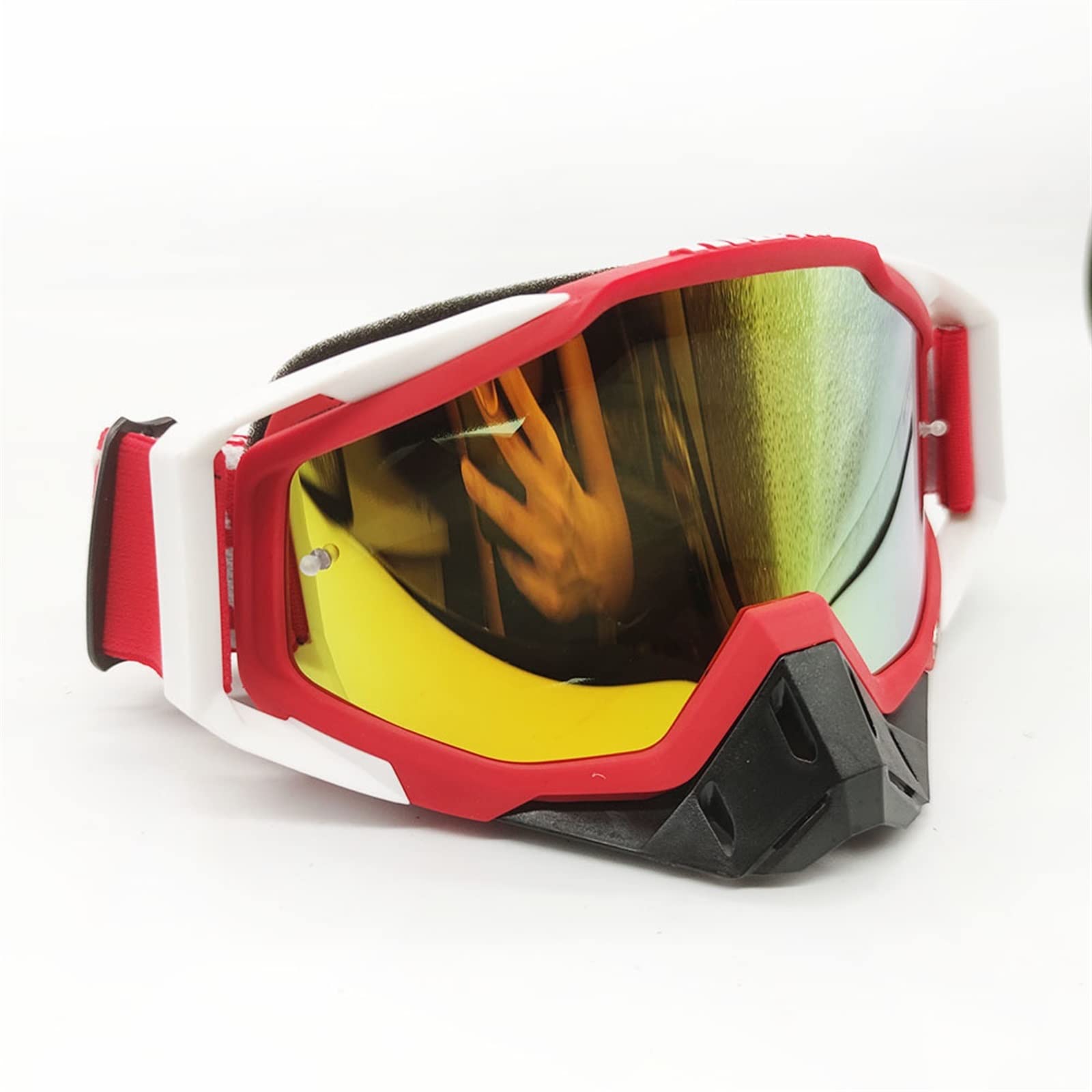 DieffematicHXJ Gogle narciarskie Goggles Motorcycle Goggles Mask Windproof Protection Outdoor Climbing Cycling Sports Scooter Ski Glasses (Color : 2)