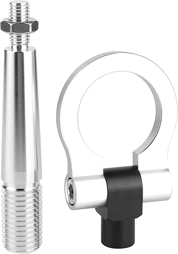 Miniatura 7 de Gancho de remolque, gancho de remolque para JDM estilo tornillo en pista Racing anillo de remolque para Nissan GTR R35 370Z 2009 hasta para Nissan