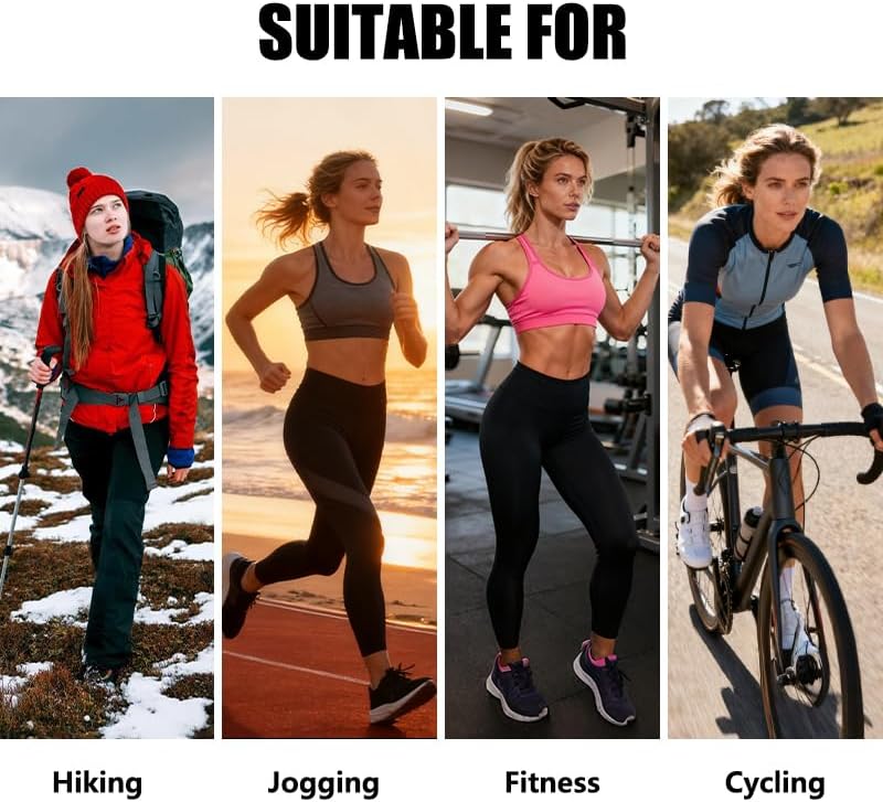 DandyChic Ankle Compression Socks for Women 6 Pairs Cushioned Running Socks Low Cut Athletic Socks - Image 6