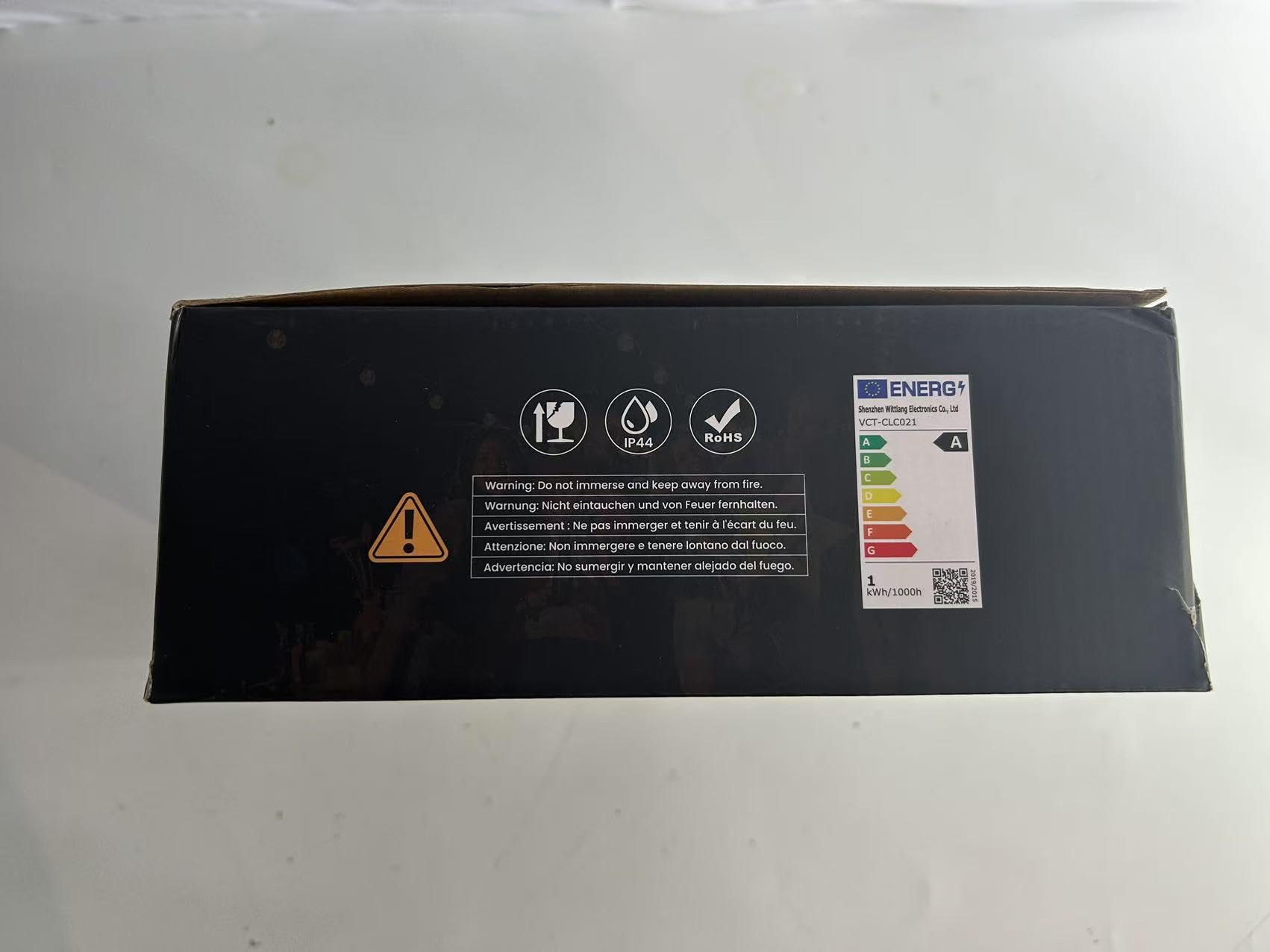 Rintea Guirnalda de Luces para Exterior 30M - 50+3 Bombillas Fresa Naranja, Irrompible, Plug&Play, Estanca, Guirnalda Guinguette LED Conectable, para Jardín, Balcón, Hogar, Bodas, Fiestas, Navidad