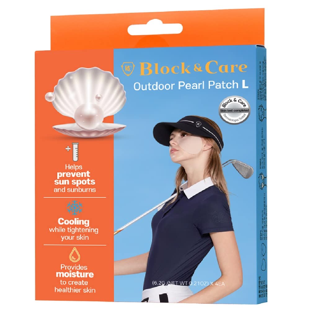 Nutriadvisor Golf Pearl Patches for Sun Protection UV Facial Pearl