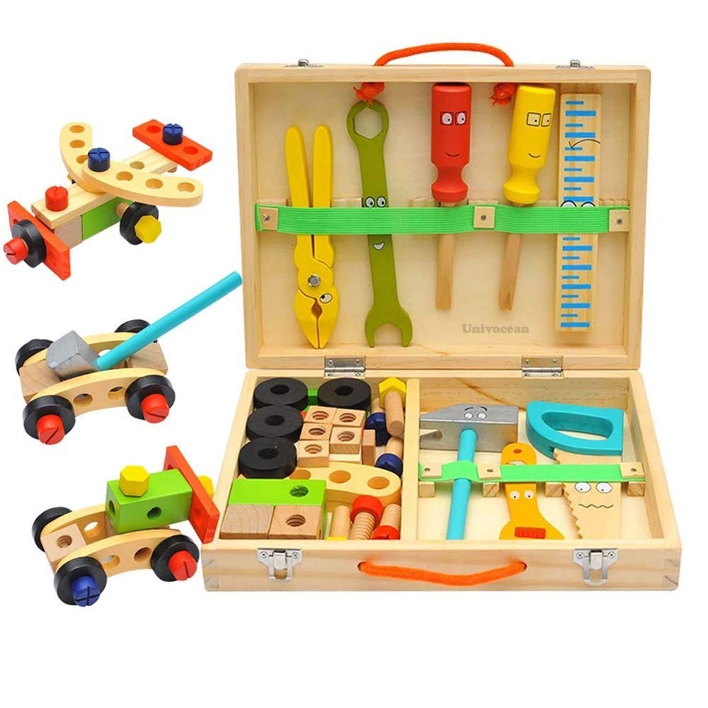 Univocean Portable Repair Tool Set for Kids - Multicolor Cartoon Repair Pretent Playset (Set of 20 PCs) (B08XYX6VZ5) Amazon Price History, Amazon Price Tracker