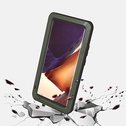 Miniatura 2 de LOVE MEI Funda para teléfono Galaxy Note 20 Ultra 0.18 oz, sin protector de pantalla de vidrio Carcasa rígida de cuerpo completo, resistente, a