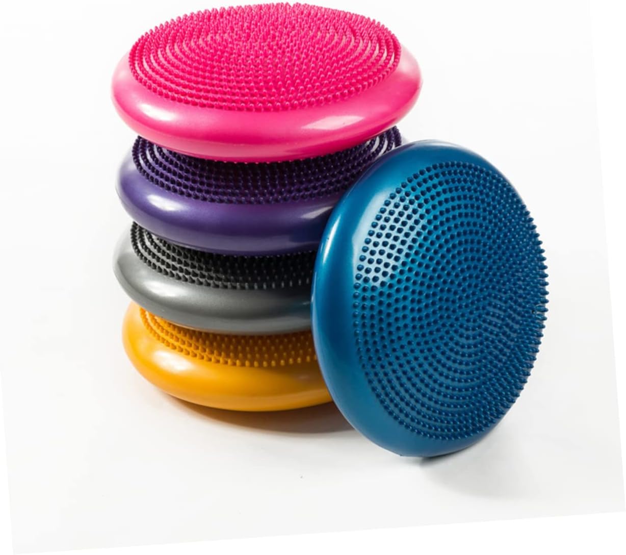 Wobble Disc Inflatable Seat Cushion Rocking Chair Cushion Exercise Car Seat Dumbbells Back Posture