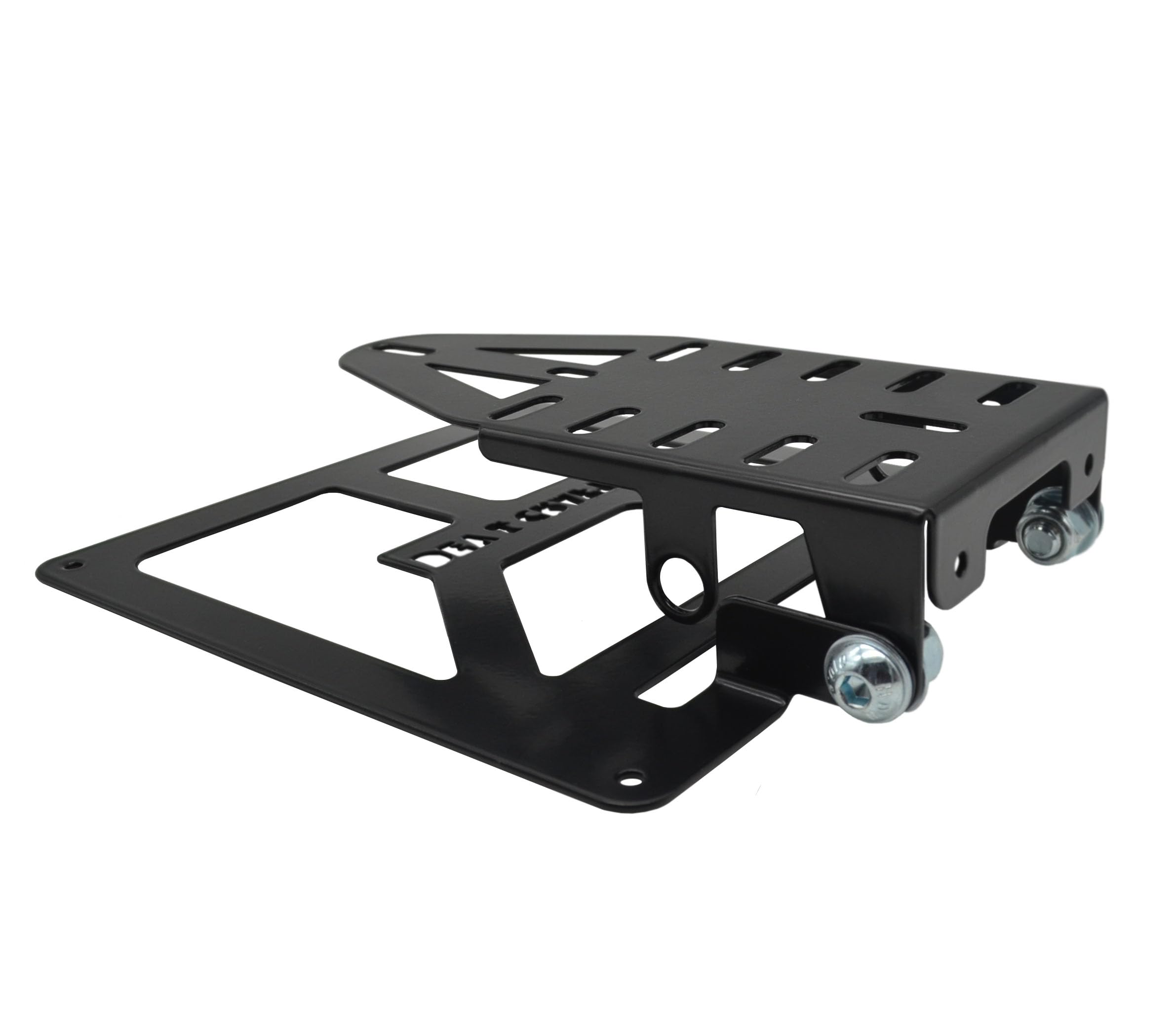 Portatarga Pieghevole Universale per Codino Stretto NERO CC 125 300 450 Motard Enduro Moto