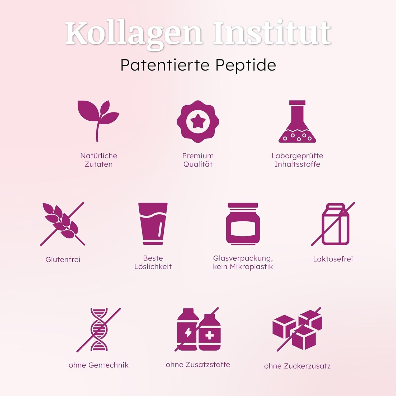 Kollagen Institut Cápsulas de colágeno vegano, paquete de 6 unidades, complejo de aminoácidos, alta dosificación, alternativa al colágeno vegano, para cabello, piel, uñas, belleza, artrosis,