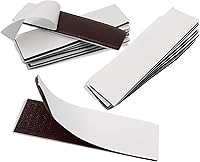 Vista 62 de Cinta de gancho y bucle de 1 pulgada de ancho, color gris oscuro, no adhesiva, 1 yarda de longitud, cinta de nailon gris, juego de sujetadores