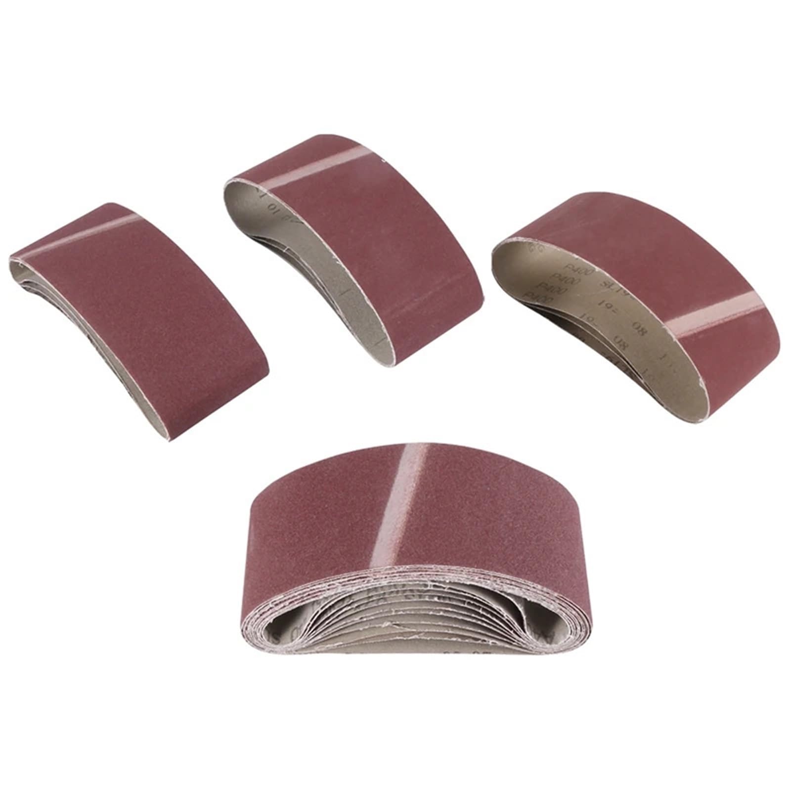 20PCS 3x18 mm carta abrasiva 3 per ogni grana 60 80 120150 240 400 grana 2 di 40 grana per levigatrice a nastro