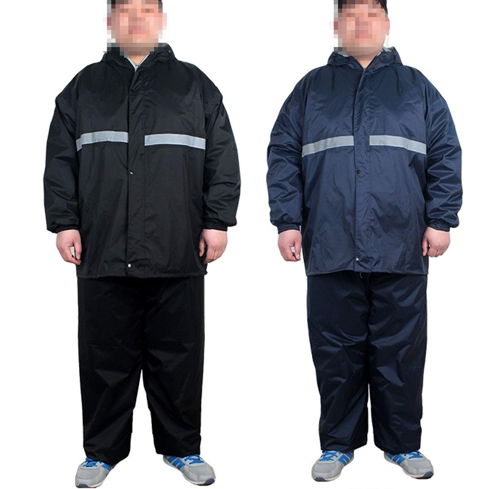 GFHD Large Plus Size Raincoat Men Hiking Fertilizer To Increase