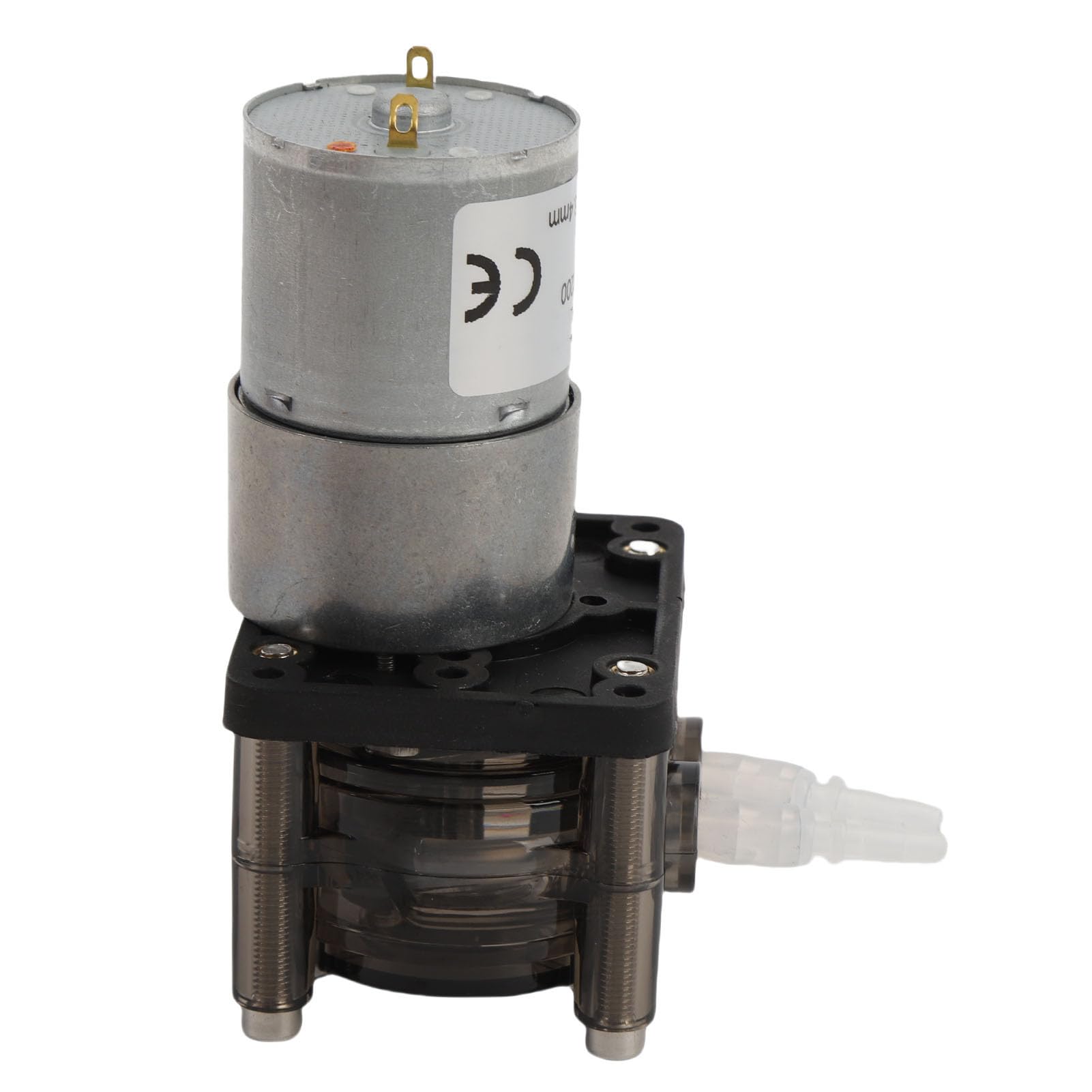 Generic Pompe Péristaltique à Faible Débit, Moteur brossé à Courant Continu, Petite Pompe Doseuse pour Aquarium, Utilisation en Laboratoire, Acier Inoxydable ABS 200 Ml/min (12V)